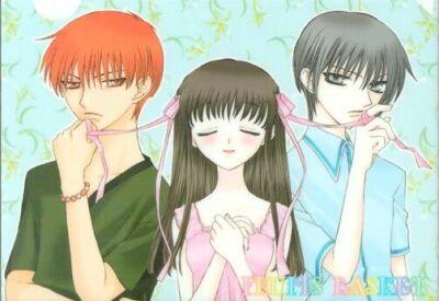 Kyou, Tohru, and Yuki, Fruits Basket